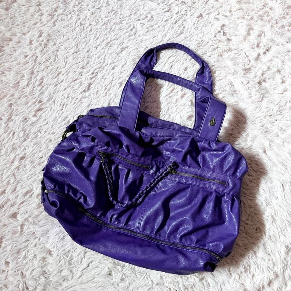 Volcom Faux Leather Slouchy Y2K Streetwear Jersey Shore Purse Streetwear Edgy
